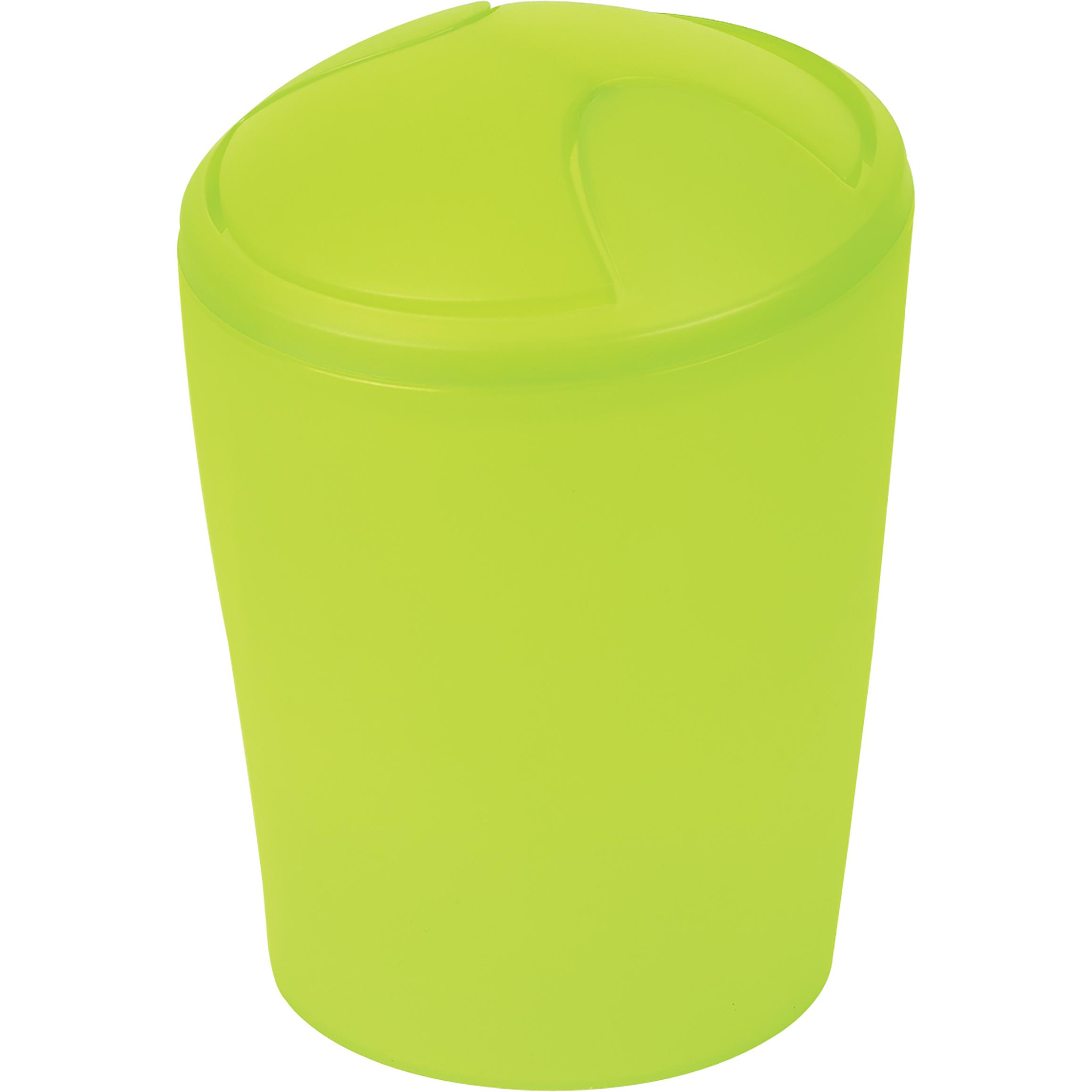spirella Accesoires à Poser Move Frosty Poubelle Medium, Abfalleimer, Grün