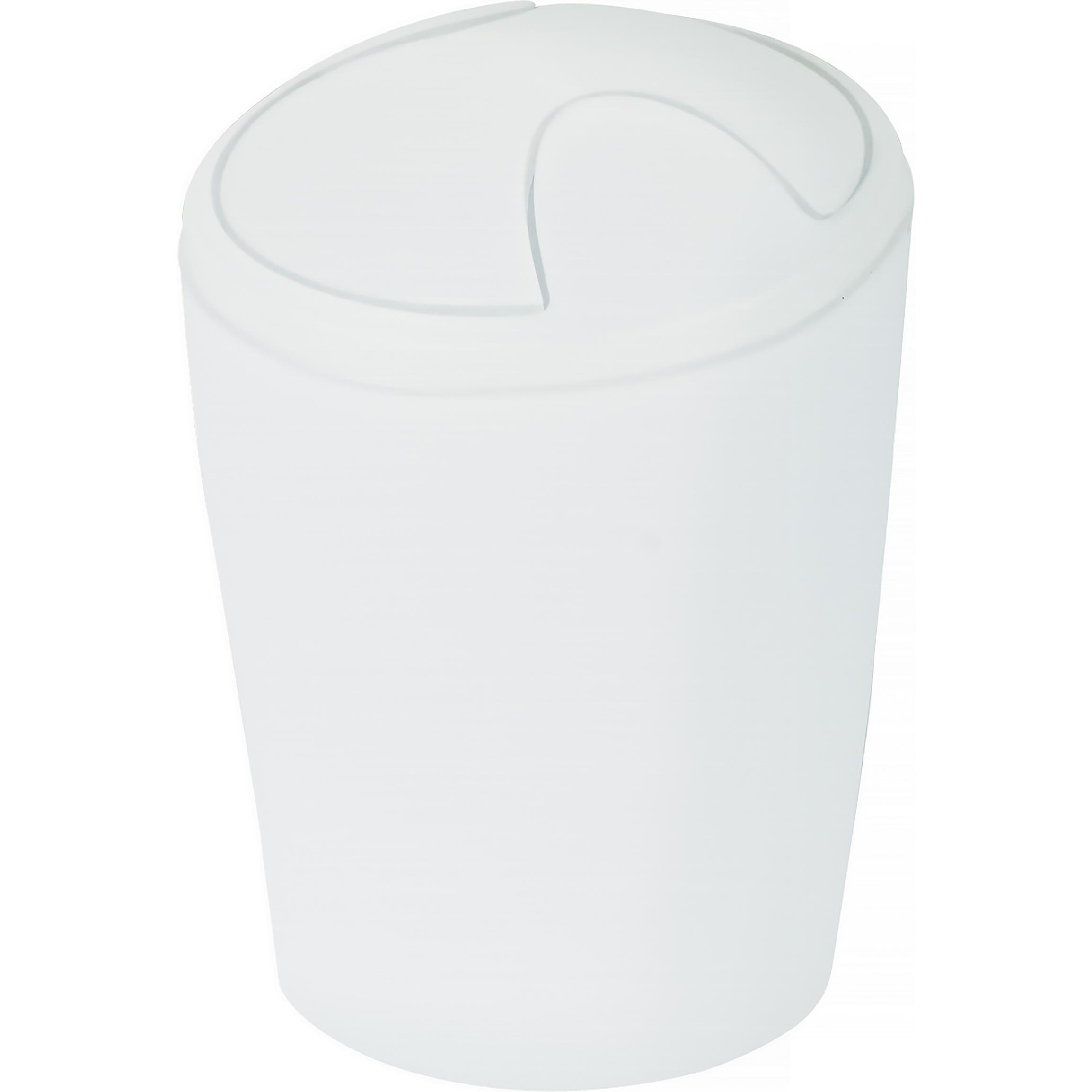 spirella Accesoires à Poser Move Poubelle Medium, Abfalleimer, Weiss