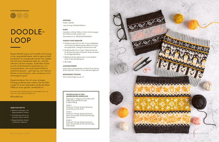 Actual product image Doodle-Motive stricken. Die Mustersammlung (German, Helene Weinold, Jamie Lomax, 2025)