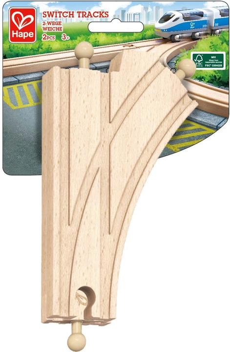 Hape 2-Wege Weiche (rechts/links) (2 Stk.)
