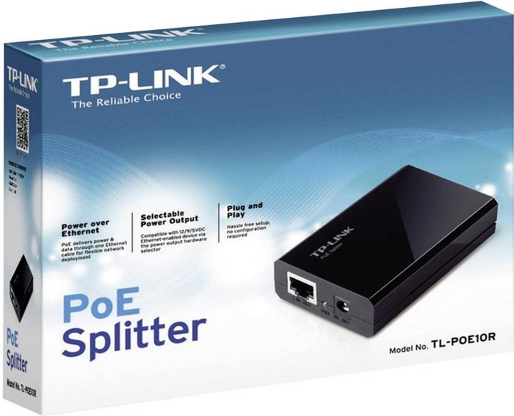 Produktbild TP-Link Net Poe Splitter/Tl-Poe10r (PoE Splitter)