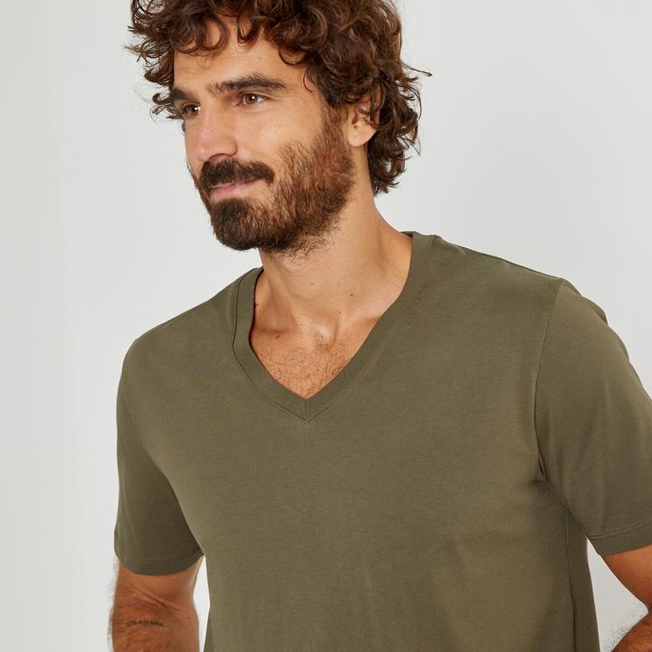 Produktbild La Redoute Collections T-Shirt mit V-Ausschnitt (M)