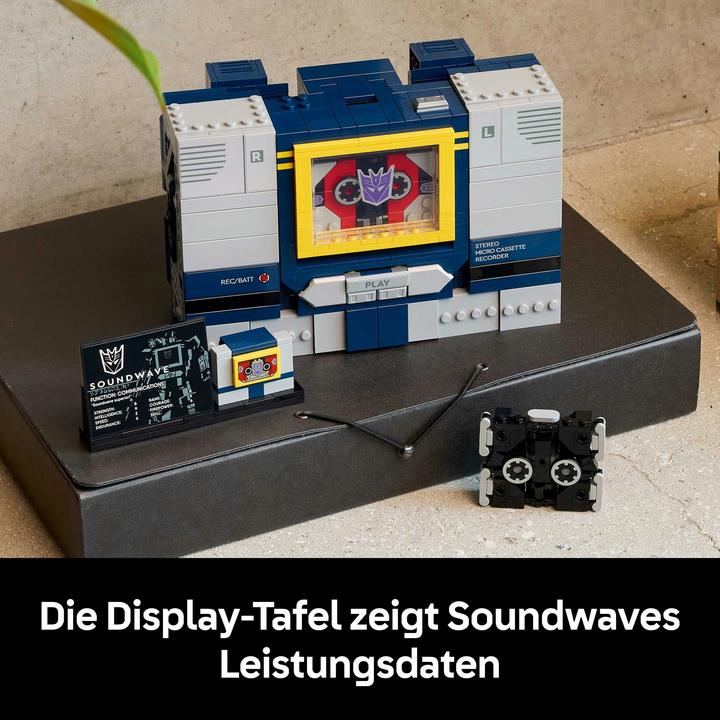 Produktbild LEGO Transformers: Soundwave (10358, LEGO Icons)