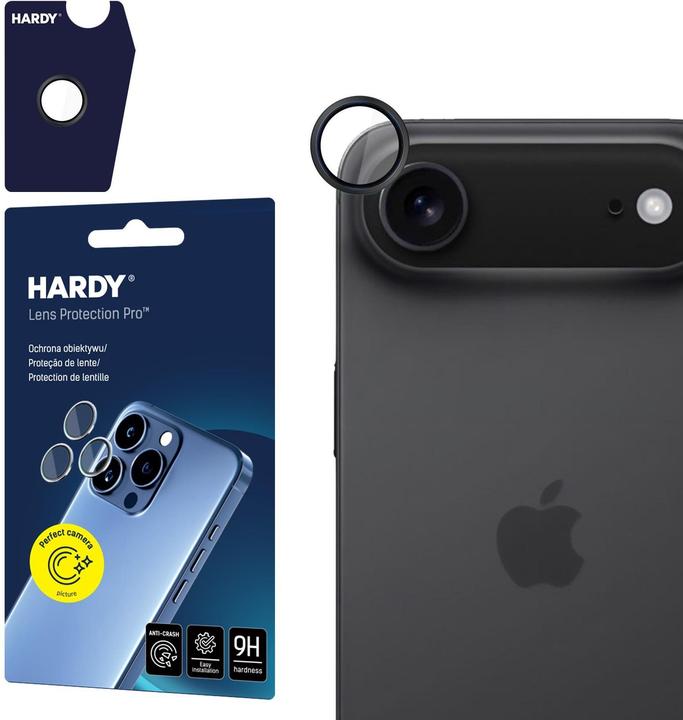 Produktbild 3MK HARDY Lens Protection Pro for Apple iPhone 17 Air Black (1 Stück, Apple iPhone 17 Pro)