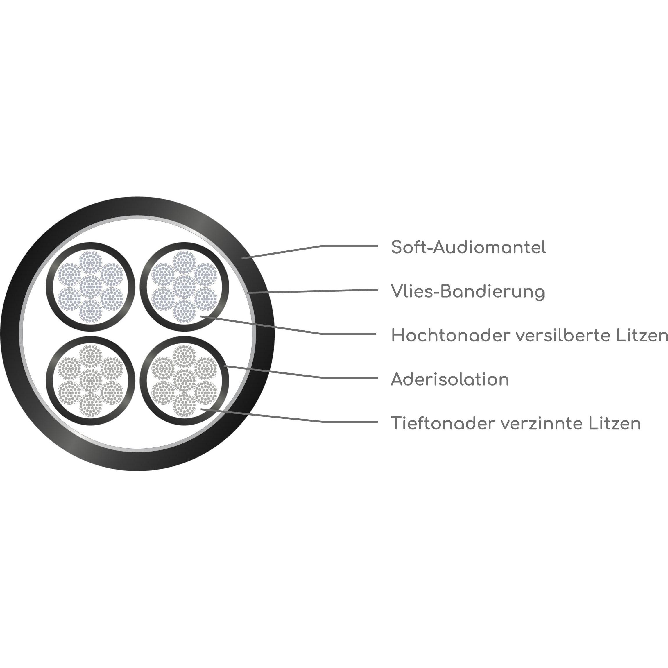 ViaBlue SC-4, Lautsprecherkabel, Silber