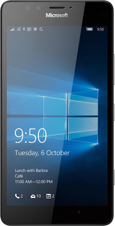 Produktbild Microsoft Lumia 950 (32 GB, Schwarz, 5.20", Single SIM, 20 Mpx, 4G)