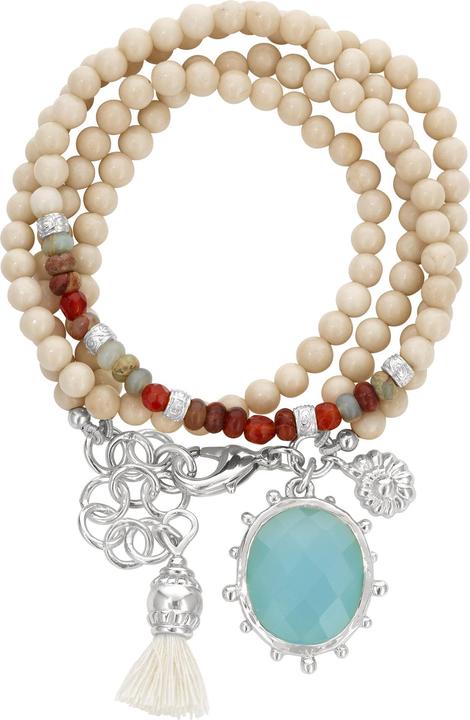 Produktbild Steinkult Armband Mia (38 cm, Messing, 18 Kt. Vergoldet, Halbedelsteine)