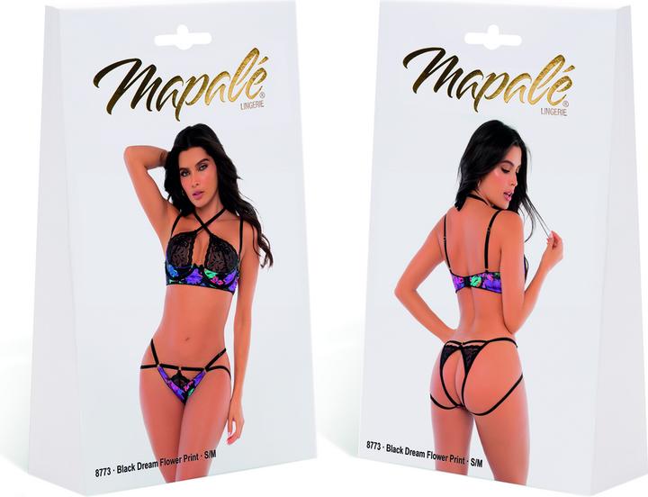 Produktbild Mapale Two Piece Set - S/M - Black Dream Flower Print (S, M)