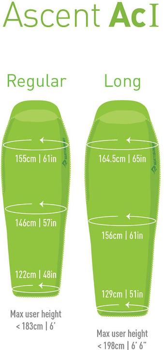 Produktbild Sea To Summit Ascent AcI Schlafsack (227 cm)
