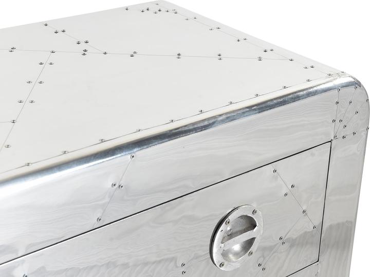 Image du produit SIT Möbel Commode Aero argent (80 x 90 x 40 cm)