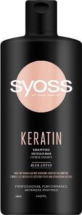 Actual product image Schwarzkopf Syoss Keratin Shampoo - 440ml (440 ml, Liquid shampoo)