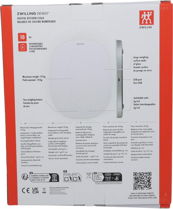 Actual product image Zwilling Enfinigy stand mixer (600 W)