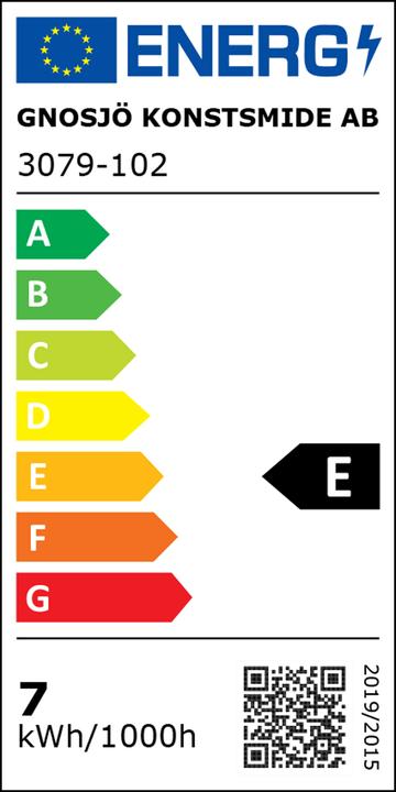 Energie-Label Konstsmide Schlauchsilhouette