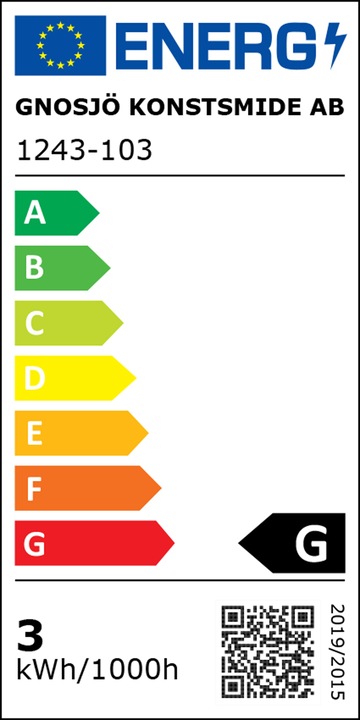 Energie-Label Konstsmide 7 Sterne (0.76 m)