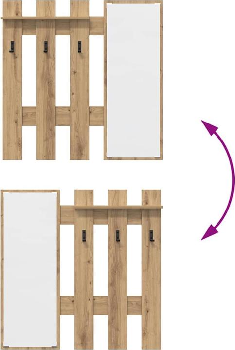 Actual product image vidaXL Garderobe zur Aufbewahrung