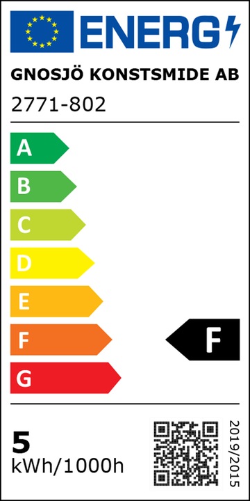 Energie-Label Konstsmide Eisregen (5 m)