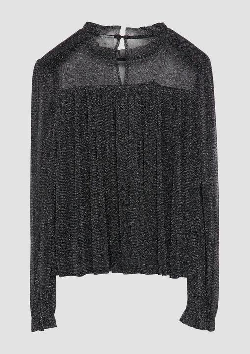 Image du produit S.Oliver Bluse Ausgestellte Bluse aus glitzerndem Mesh (158, 164)