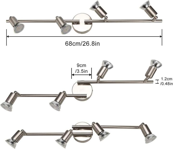 Actual product image Wowatt LED Deckenleuchte (420 lm, GU10)