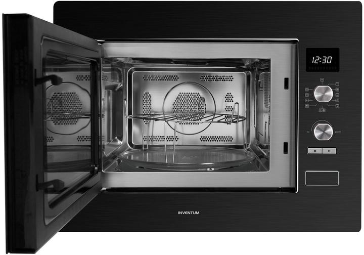 Produktbild Inventum IMC6132FZWA - Inbouw combimagnetron - Zwart RVS (32 l)