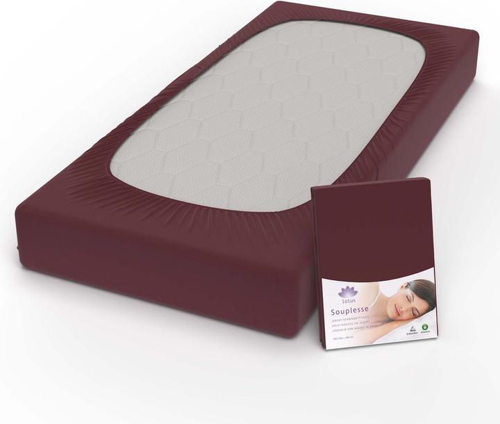 Actual product image Lotus Bettwaren Jersey fitted sheet Souplesse (90 x 200 cm)