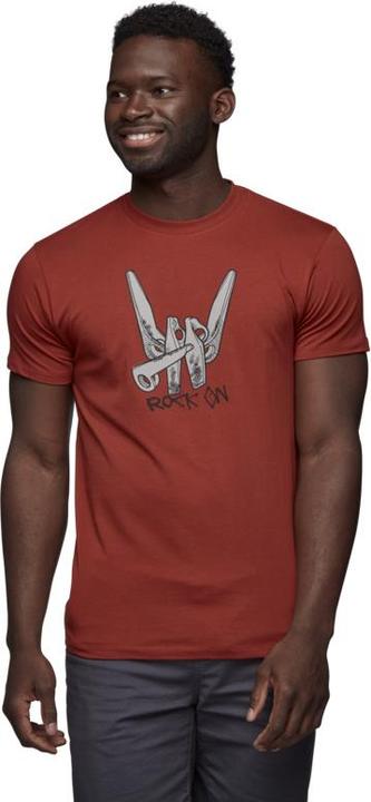 Actual product image Black Diamond M Bd Rock On Ss Tee (XS)