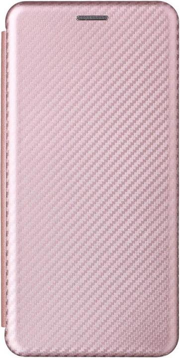 Produktbild Cover-Discount Google Pixel 7a - Carbon Look Flip Case rosa (Google Pixel 7a)