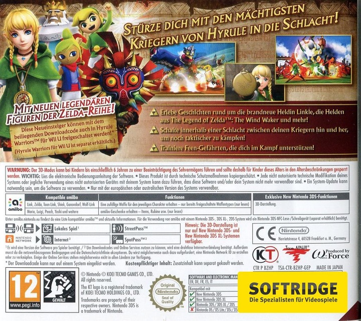 Immagine prodotto Nintendo Hyrule Warriors: Leggende (2DS, 3DS, 3DS XL, Multilingue)