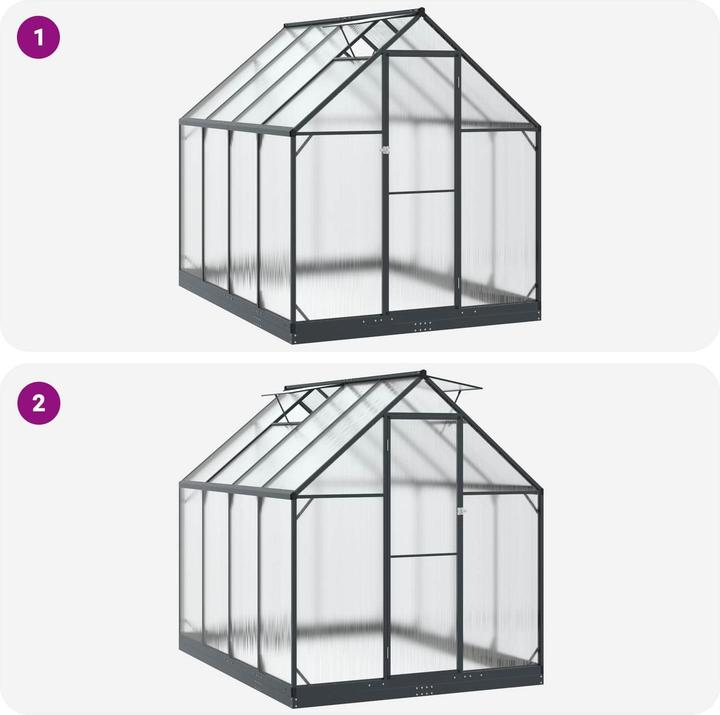 Produktbild vidaXL Garten Gewächshaus