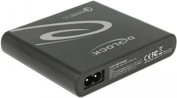 Actual product image Delock Charger 1x USB-C PD+3x USB-A QC (85 W)