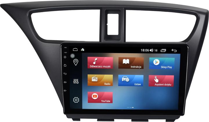 Actual product image No Name RADIO GPS NAVIGATION HONDA CIVIC IX 2011-17 ANDROID (9")