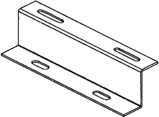 Image du produit Niedax NIE RZP 80/200 profilé d'écartement profilé en Z 80x200 mm avec bande de perforation système