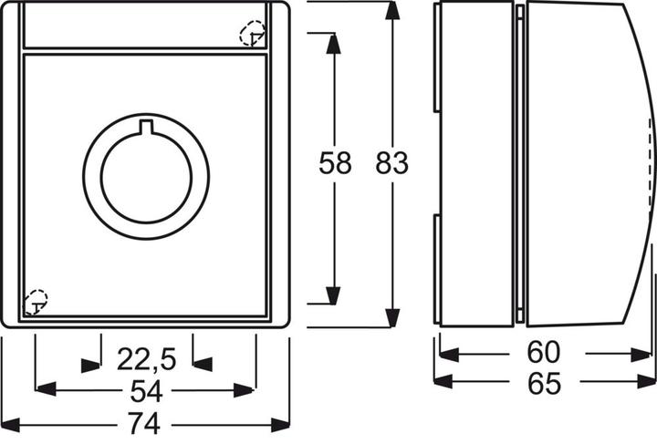 Actual product image Busch-Jaeger Empty housing with labelling field 2CKA001724A4282