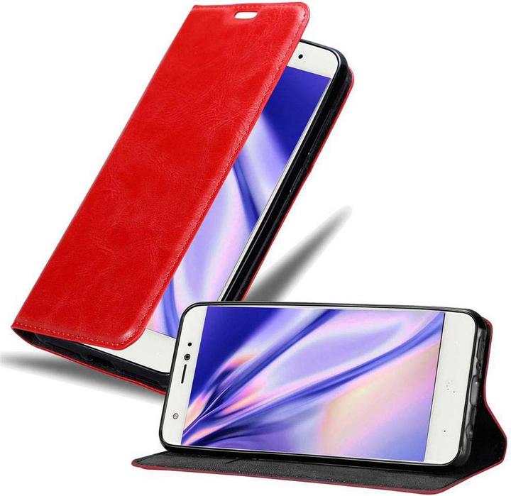 Productafbeelding Cadorabo Boek Onzichtbare Magneethoes (BQ Aquaris X)