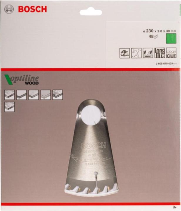 Produktbild Bosch Professional Zubehör PRO Wood Kreissägeblatt, 230 x 2.8 x 30 mm