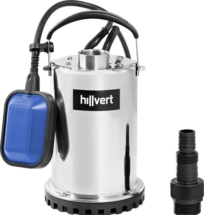 Hillvert Tauchpumpe Poolpumpe Zisternenpumpe Tauchdruckpumpe 8.5 m³/h 7 m 550 W (Gartenpumpe)