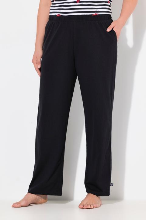 Produktbild Ulla Popken Pyjamahose, uni / Herzen, langes Bein