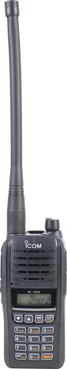 Actual product image PNI ICom IC-A16EBT Portable FM radio with Bluetooth, for aviation 118.000-136.992 MHz, 2400 mAh, I