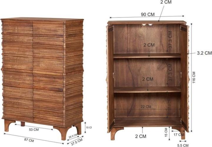 Produktbild Kare Design Kommode Santos 85x127cm