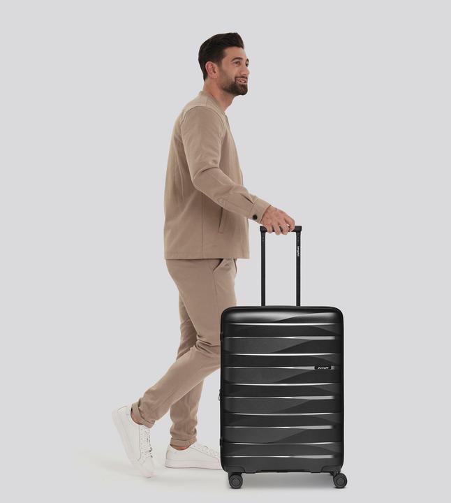 Actual product image Bergpfeil Travel 4-wheel trolley M 66 cm with expansion pleat (72 l)