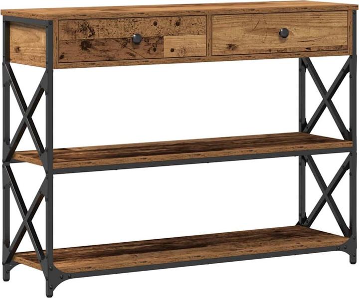 Produktbild vidaXL Industrieller Akzenttisch (100 x 28 x 75 cm)