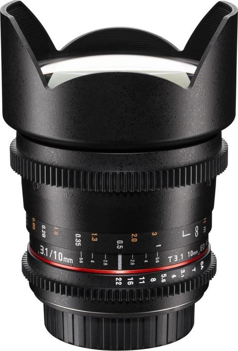 Immagine prodotto Walimex 10/3.1 Video APS-C Canon EF-S (Canon EF-S, APS-C / DX, Micro Four Thirds)