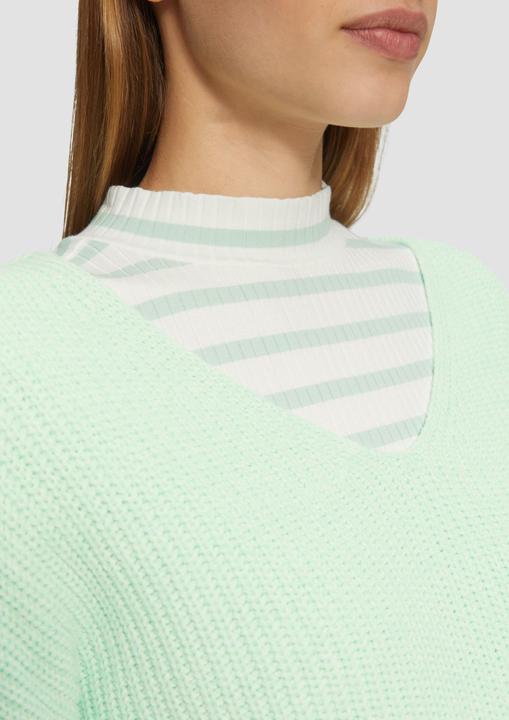 Produktbild S.Oliver Strickpullover Strickpullover im Relaxed Fit aus Baumwollmix (32)