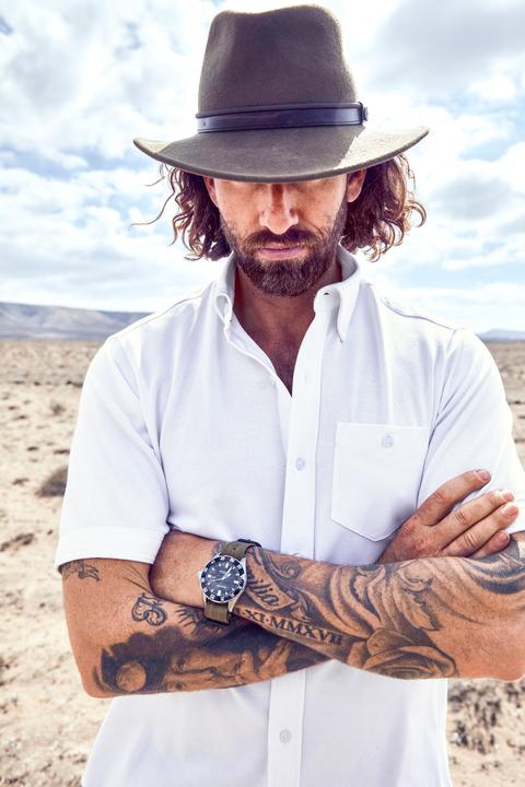 Immagine prodotto JP1880 Camicia di piqué con taglio modern basic, colletto button-down, mezze maniche e FLEXNAMIC® (XL)