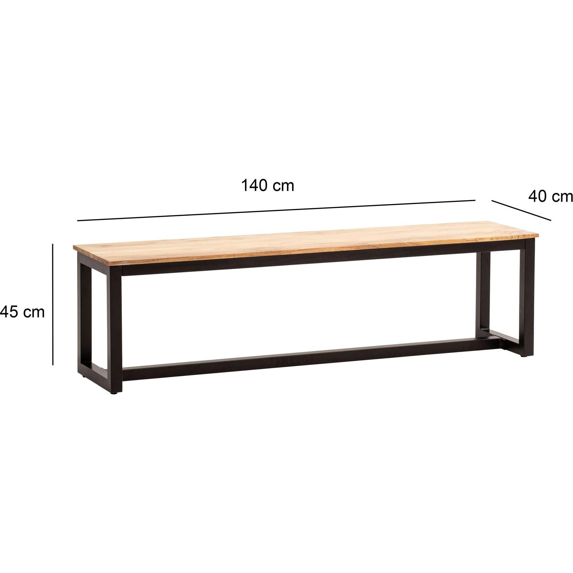 Thumbnail - Wohnling, Sitzbank, 140x40x45 (140 cm)