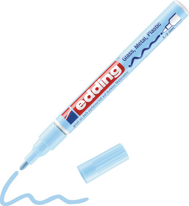 Actual product image Edding 751 - Paint marker (Blue, 1 mm, 10 x)
