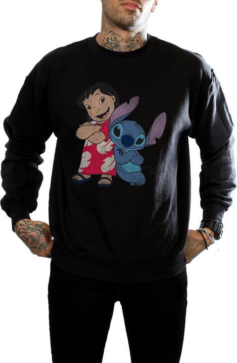 Actual product image Disney Mens Lilo And Stitch Classic Sweatshirt (XL)