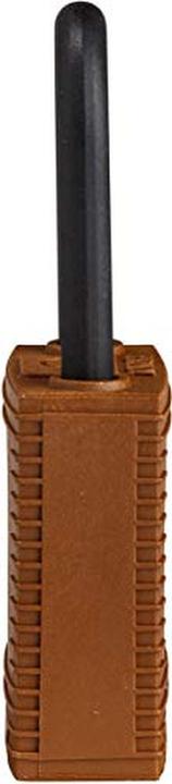 Actual product image Brady Safekey nylon safety lock with nylon shackle, brown, 38 mm shackle height, 6.4 mm shackle diam