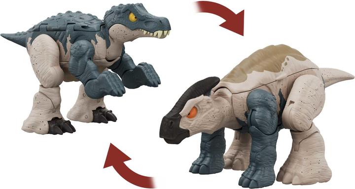 Actual product image Jurassic World FIERCE CHANGERS™ DOUBLE DANGER™ Baryonyx & Parasaurolophus