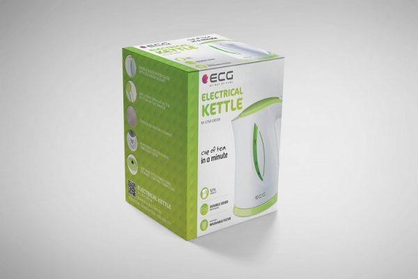 Produktbild ECG RK1758 weiss-grün (1.70 l)