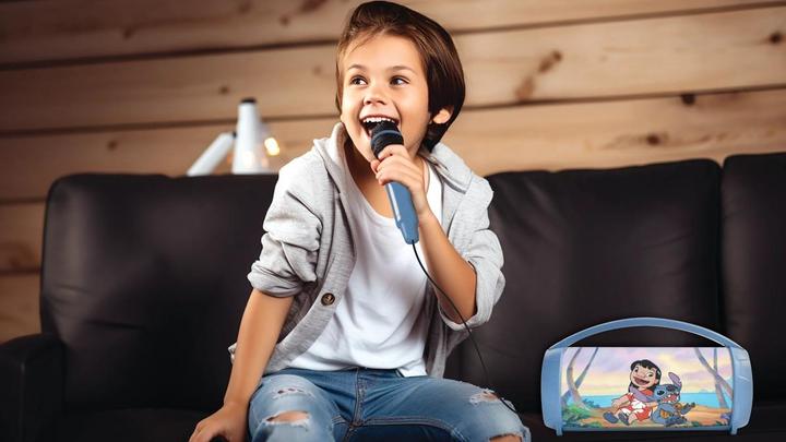 Actual product image Lexibook Bluetooth speaker Luminous Stitch with microphone